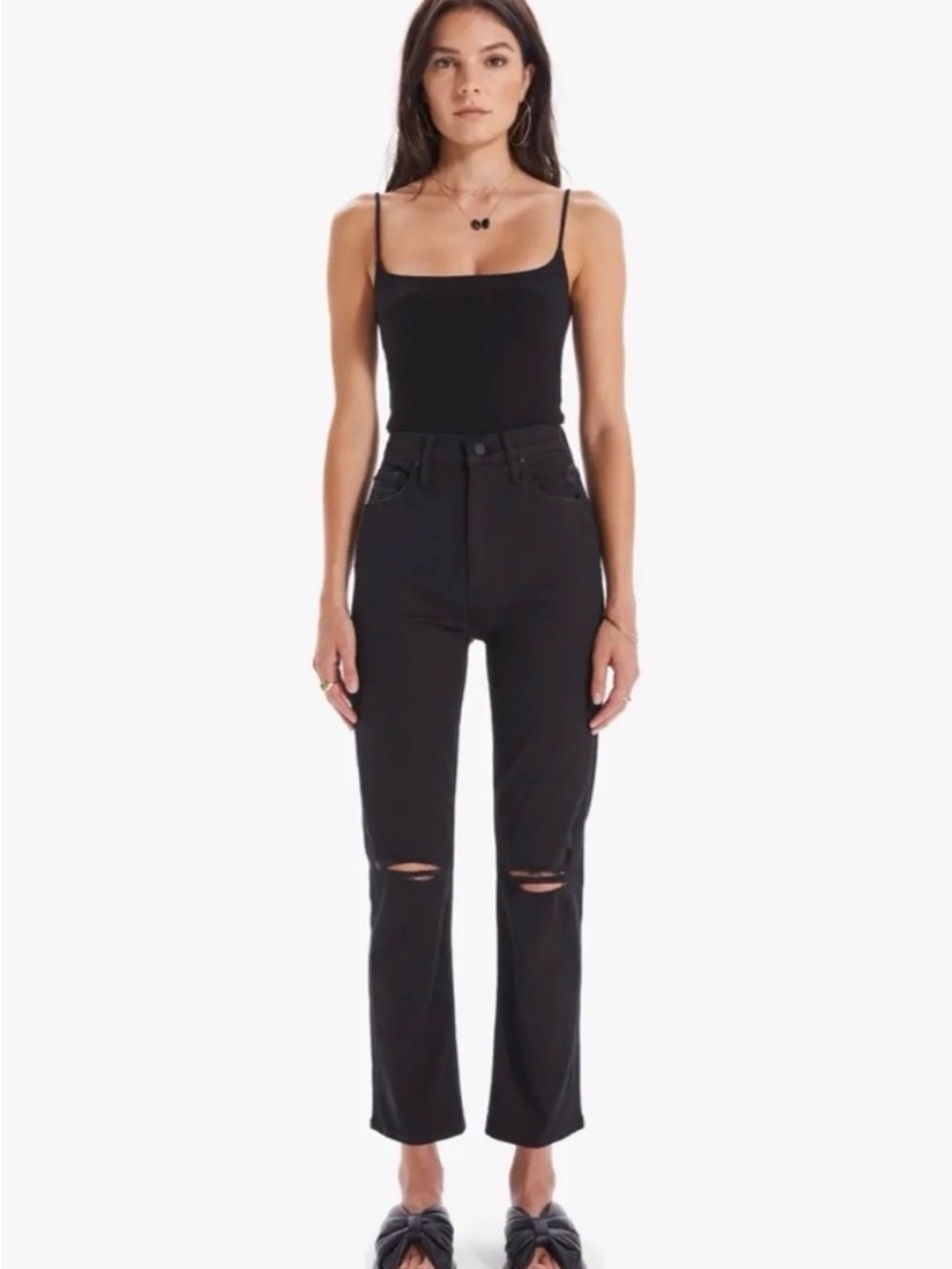 Mother High waisted Rider Ankle stretch jeans